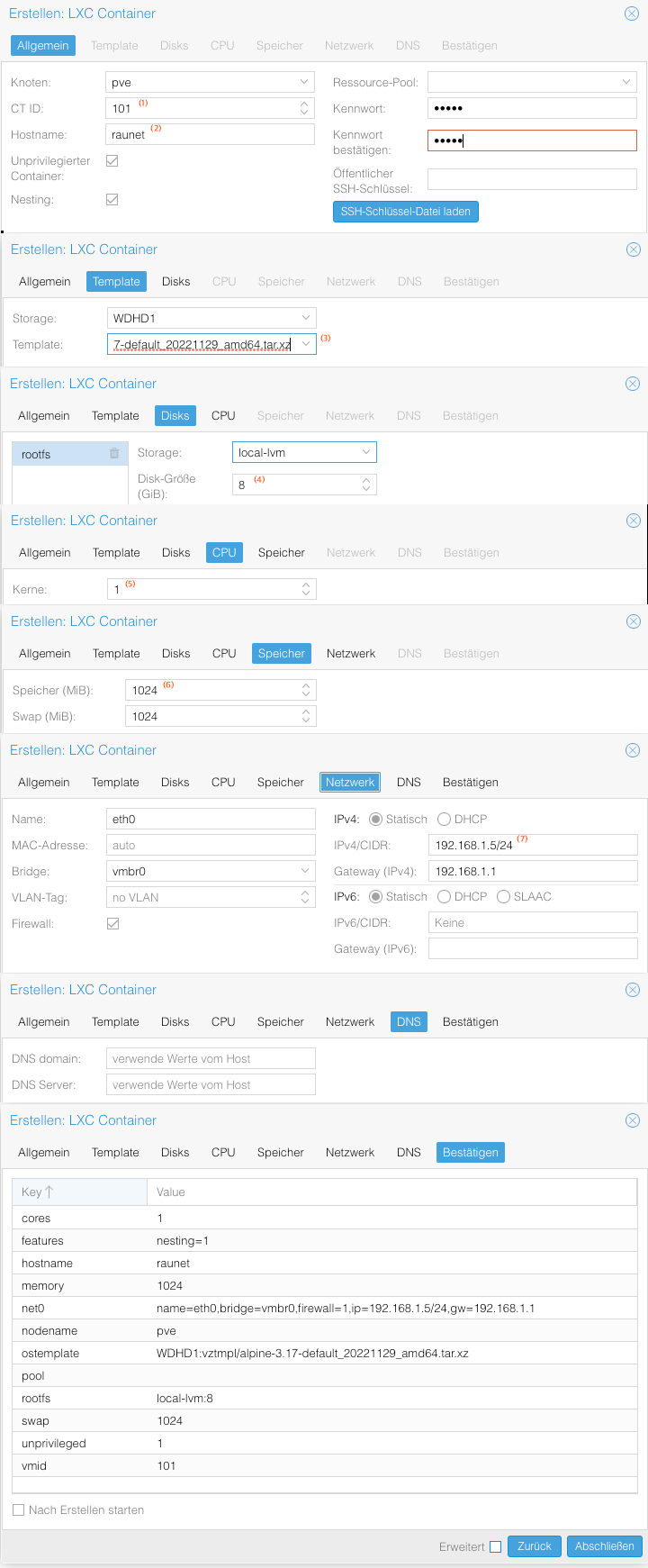 proxmox lxc nginx proxy manager